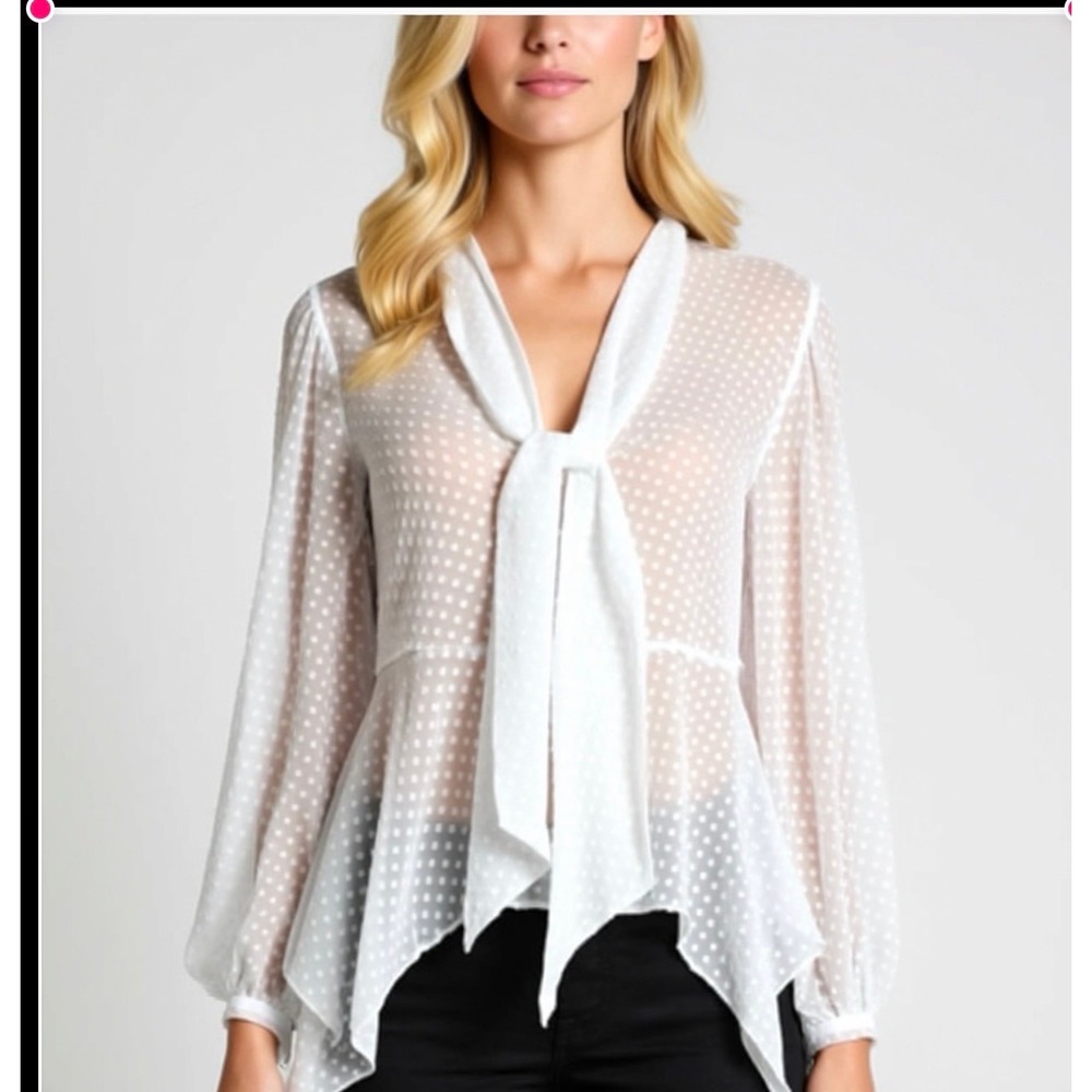 Bcbg‎ maxazaria ivory top